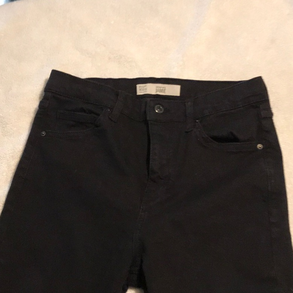 Jeans. Top shop   JAMIE-MOTO. BLACK JEANS